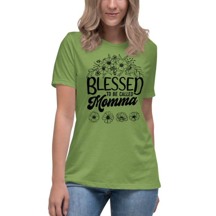 womens relaxed t shirt leaf front 661932a460413 - Mama Clothing Store - For Great Mamas