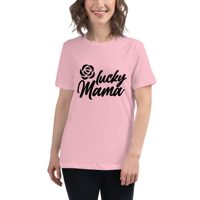 womens relaxed t shirt pink front 660be0071cc90 - Mama Clothing Store - For Great Mamas