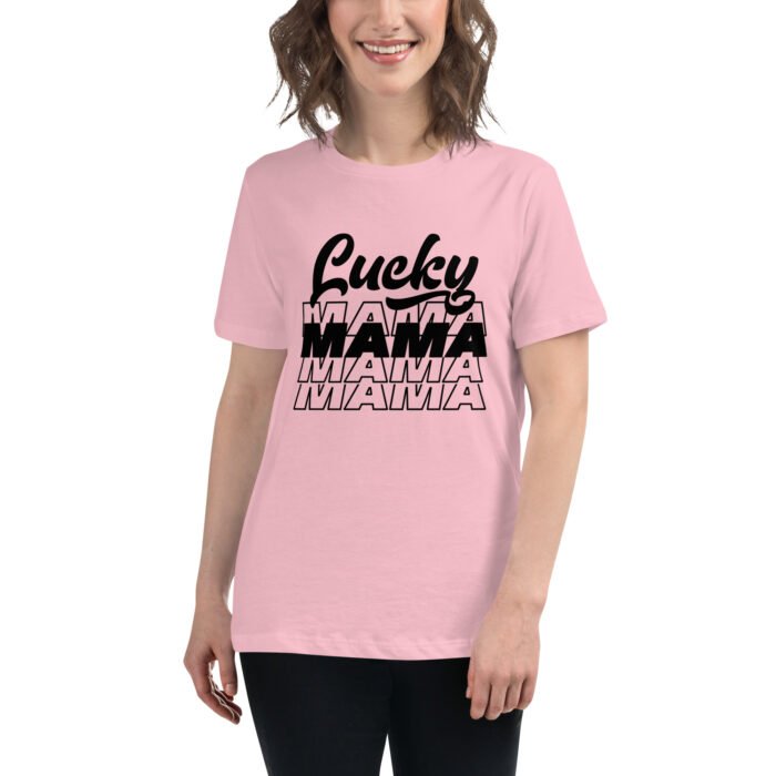 womens relaxed t shirt pink front 660d5af5d0cba - Mama Clothing Store - For Great Mamas