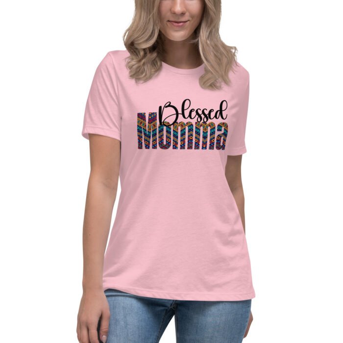 womens relaxed t shirt pink front 661e56c098d43 - Mama Clothing Store - For Great Mamas