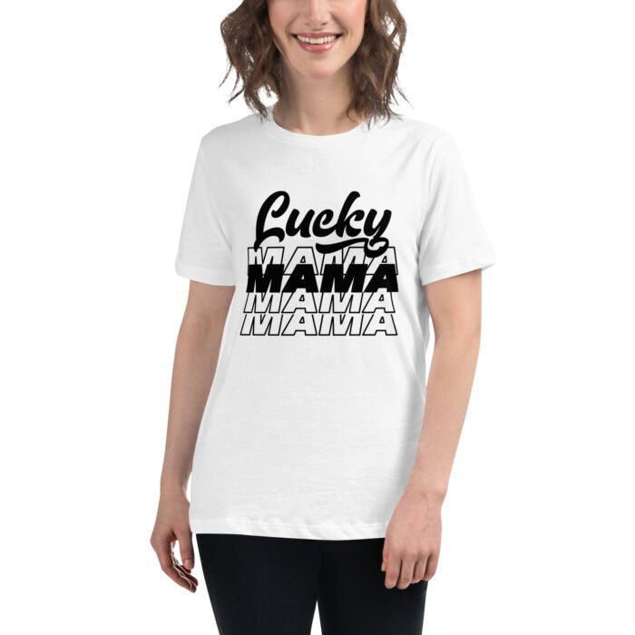 womens relaxed t shirt white front 660d5af5d196c - Mama Clothing Store - For Great Mamas