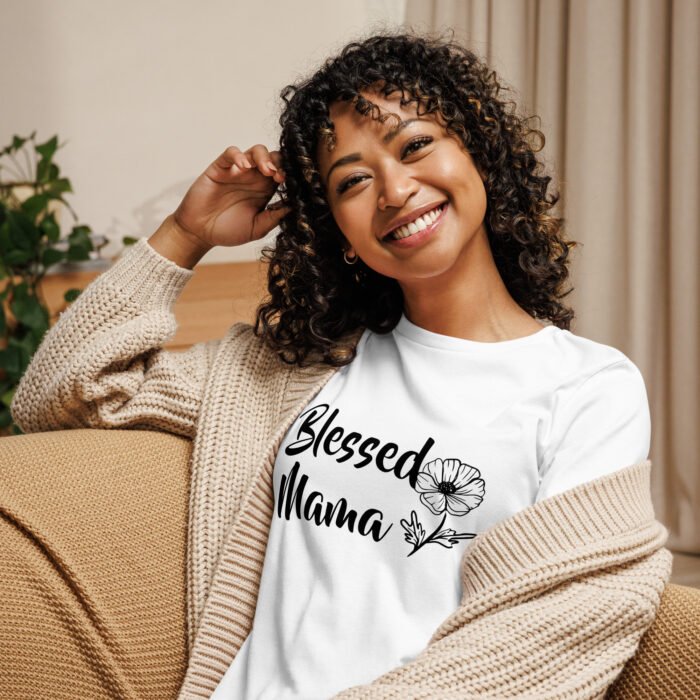 womens relaxed t shirt white front 66193a600568d - Mama Clothing Store - For Great Mamas